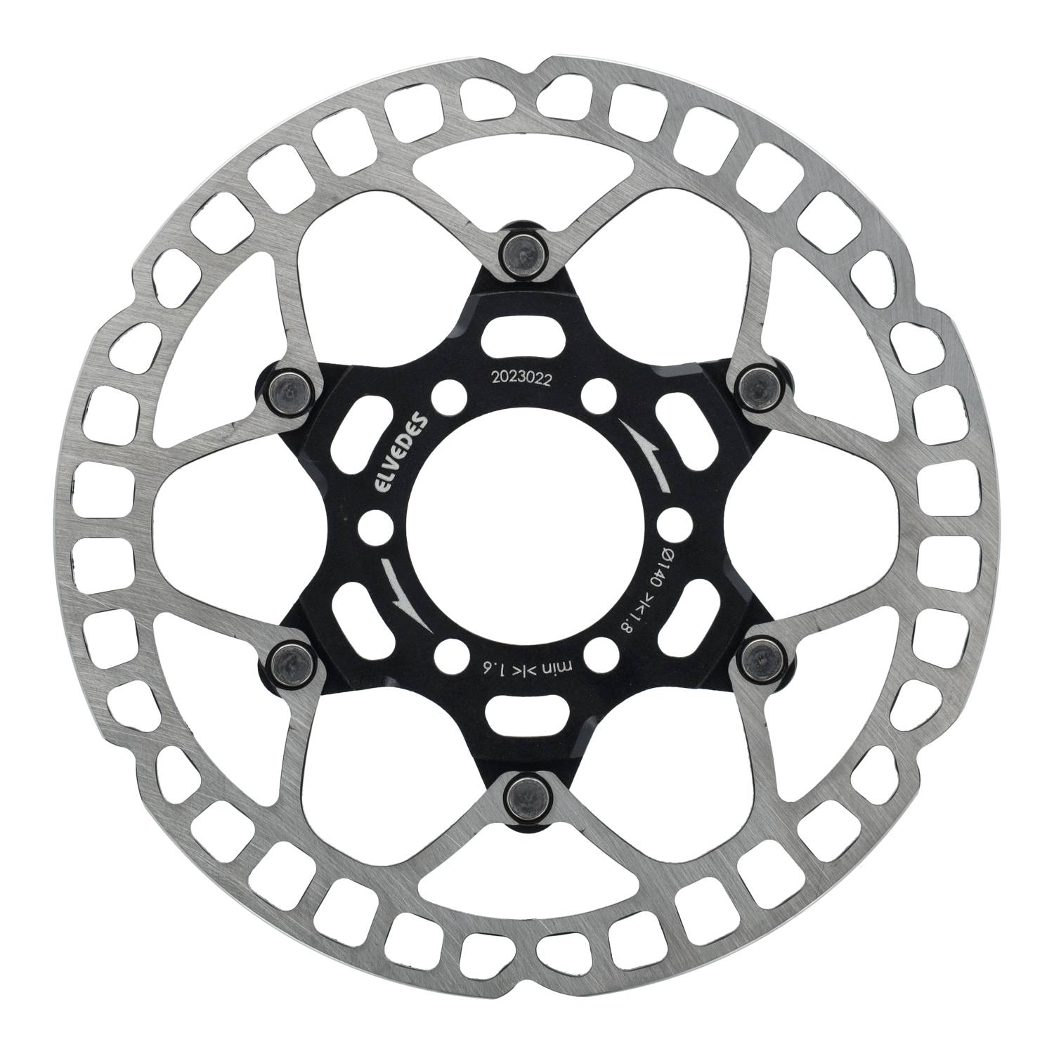 Elvedes remschijf licht gewicht 6-gaats ø140mm 1,8mm afbeelding