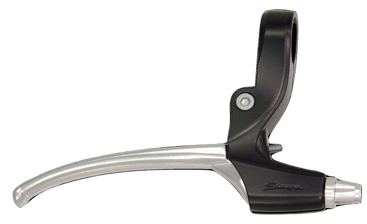 Saccon remgrepenset v-brake 3-vinger alu zw/zilver l21a5l3p0 afbeelding