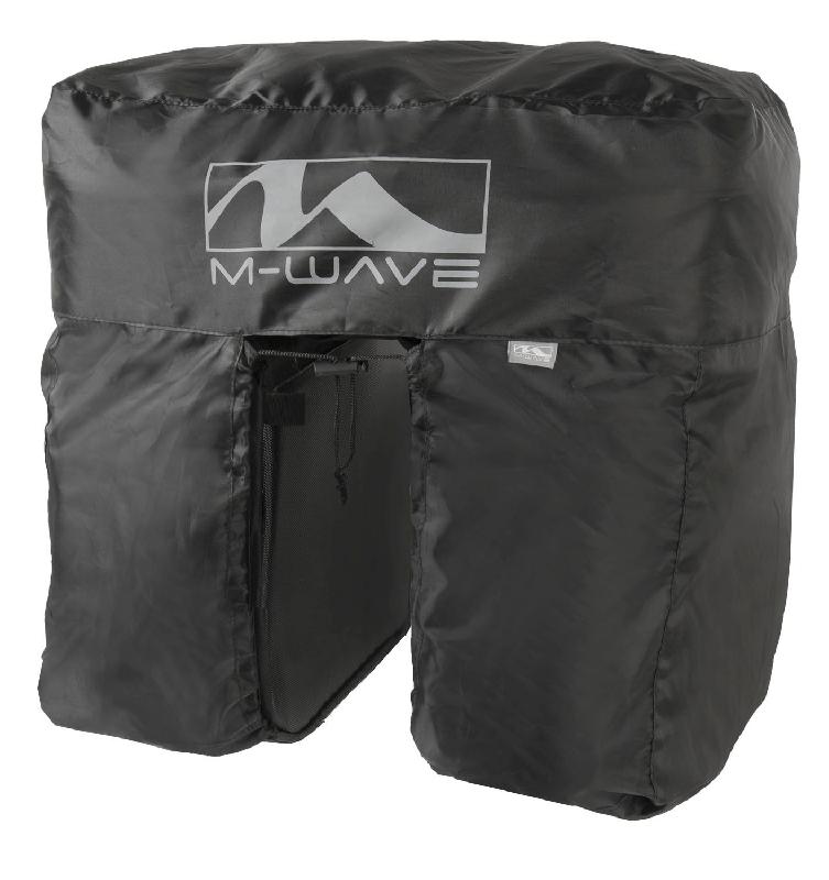 M-Wave regenhoes universeel tbv dubbele fietstas
