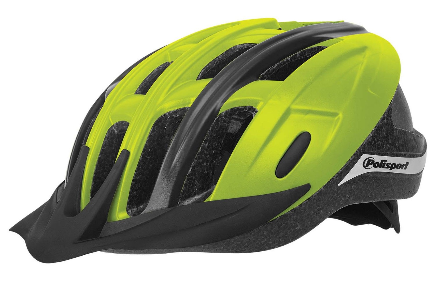 Pol Isport ride in fietshelm m 54-58cm zwart/blauww