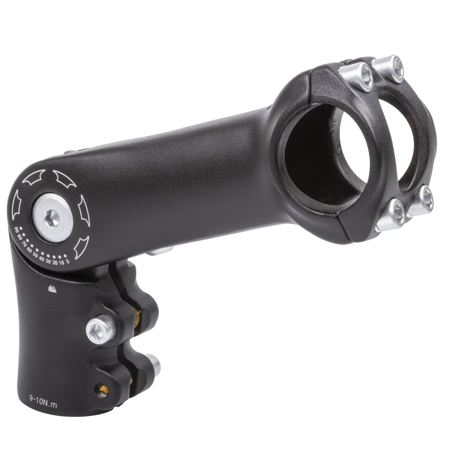 M-Wave st-c2.1 stuurpen a-head 1 1/8inch 0-90 gr ø31.8mm 110mm zwart afbeelding
