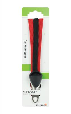 Widek /bibia 151079 triobinder city rvs beugel rood/zwart op kaart afbeelding