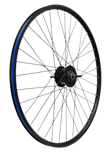 Kgz achterwiel 28inch (622) velg zw spaak zw nexus7 rb zwart afbeelding