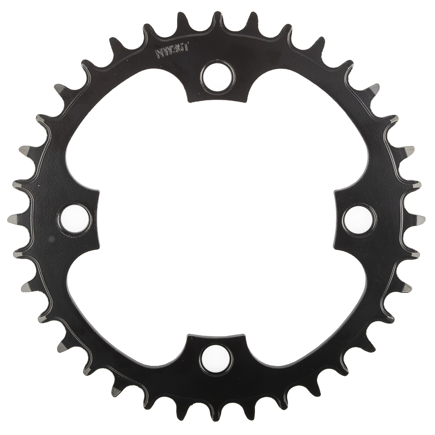 Samox pd-r4-nw kettingblad 36t 104mm 3/32-11/128 staal narrow wide zwart