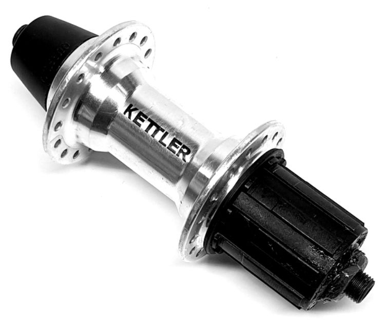Kettler achternaaf cassette 8/9/10 speed uitval zilver 32 gaats afbeelding
