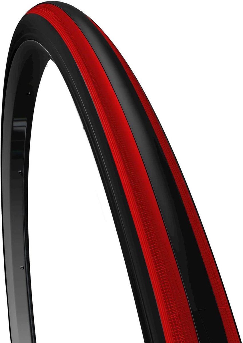 Vee rubber buitenband race 700x25c 25-622 zwart-rood