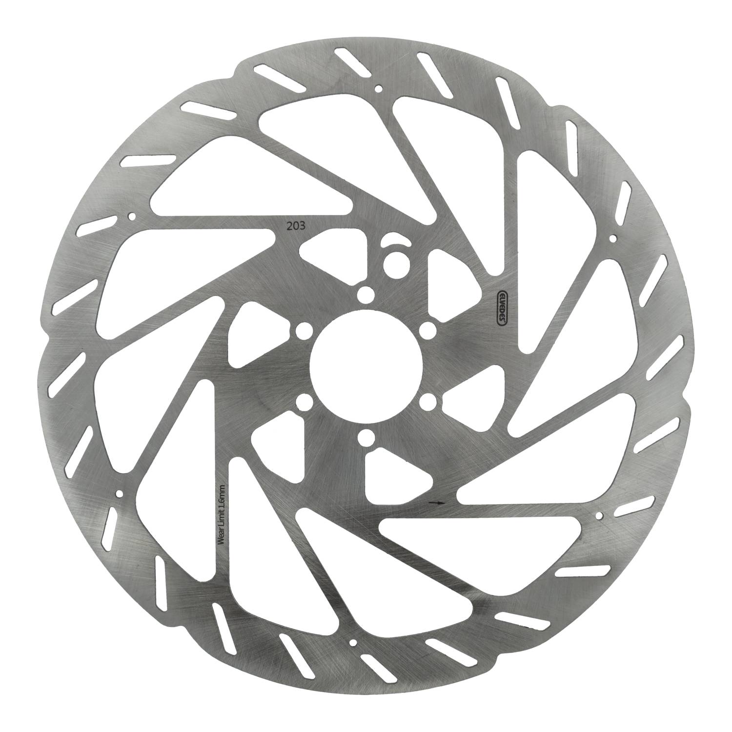 Elvedes remschijf 6-gaats ø203mm t=1,8mm sensor magneet afbeelding
