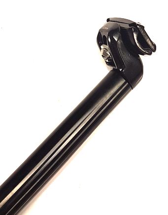 zadelpen vast 30.9 x 350 mm aluminium zwart afbeelding