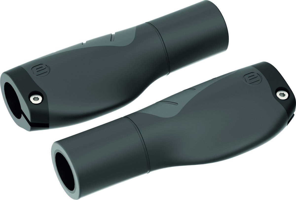 Ergotec Grip aero 2 set handvatten 2x132mm zwart/grijs