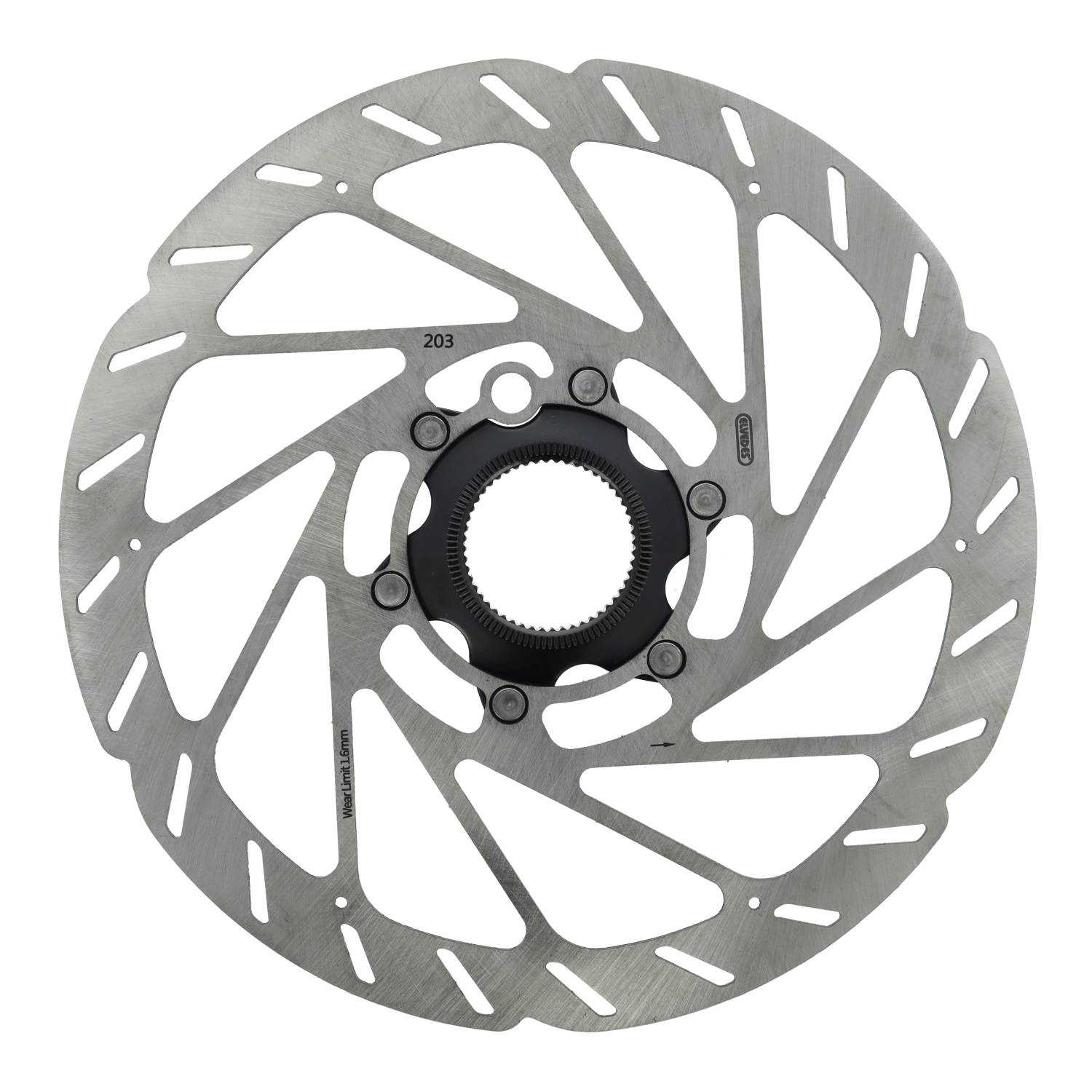Elvedes remschijf centerlock ø203mm t=1,8mm sensor magneet afbeelding