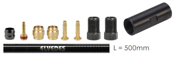 Elvedes hydraulische verlengkabelkit tektro 5.0 afbeelding