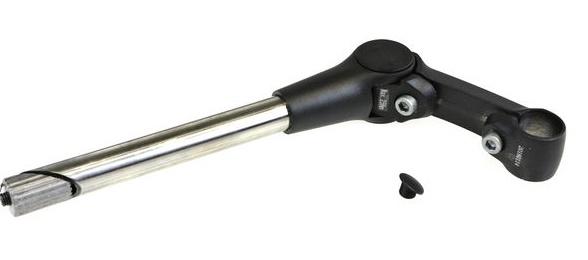 Gazelle stuurpen shuttle 22.2ø 160/105mm 25.4ø zwart afbeelding