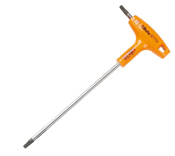 Beta haakse stiftsleutel torx met krachthandgreep 97ttx t6 afbeelding