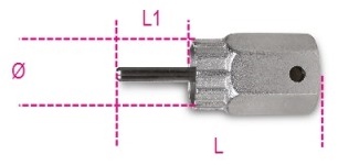 Beta 3984/3 freewheel cassetteafnemer met geleiderpen