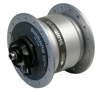 Shimano Naafdynamo 6v 3 watt 36 gaats uitvalnaaf zilver