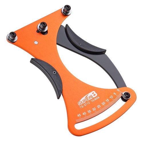 SuperB Spaakspanningsmeter tb-st12 staal oranje/grijs afbeelding