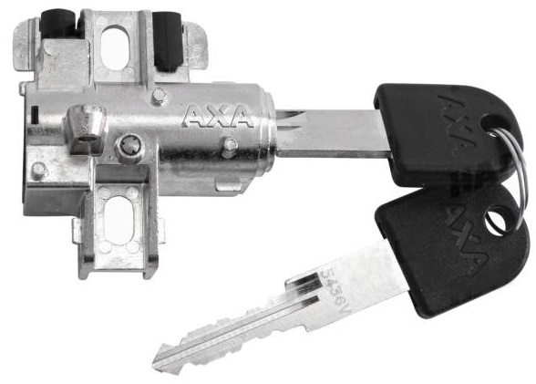 Bafang Bosch / axa gen2 e-bike accuslot / batterij slot zwart/zilver