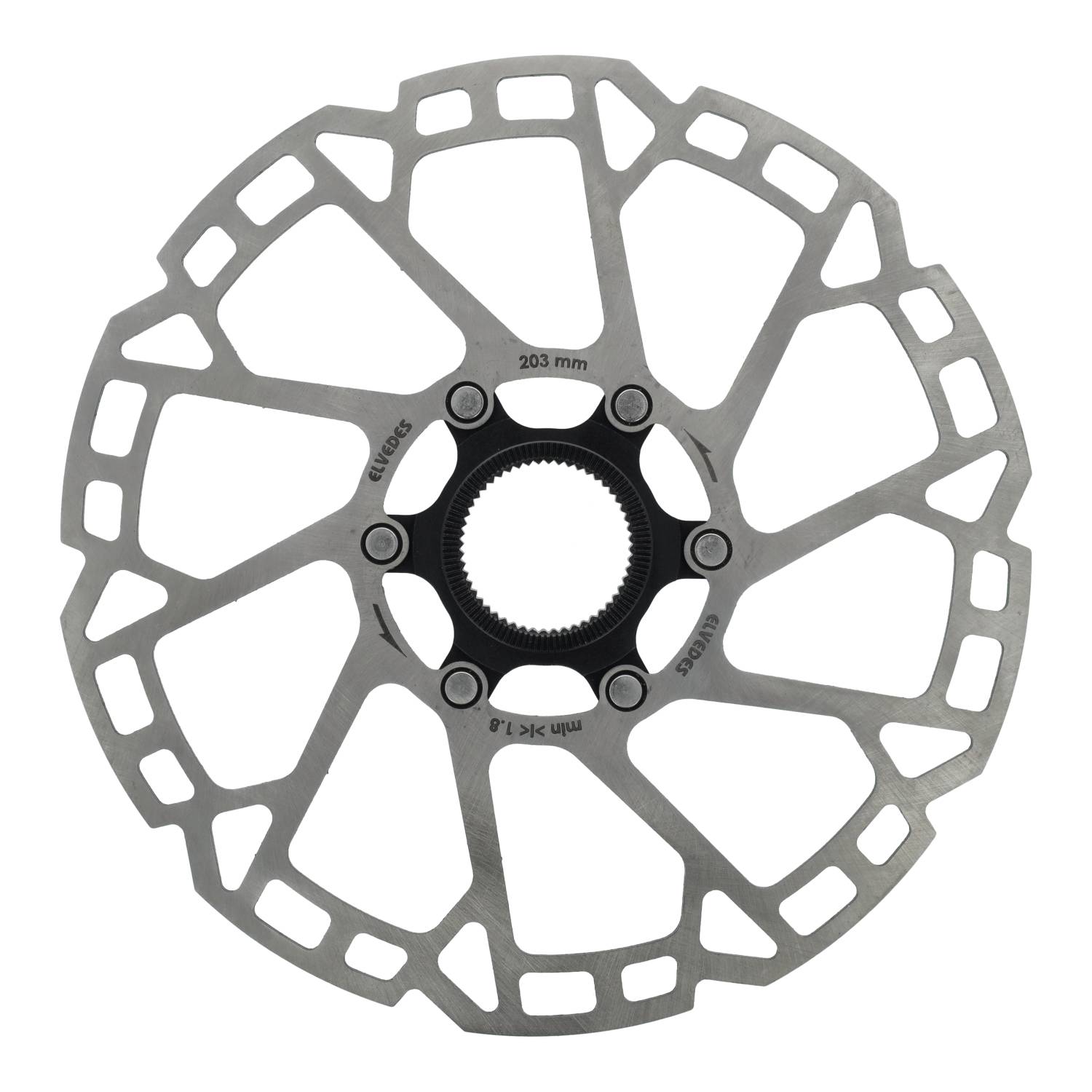 Elvedes remschijf centerlock ø203mm t=2,0mm afbeelding