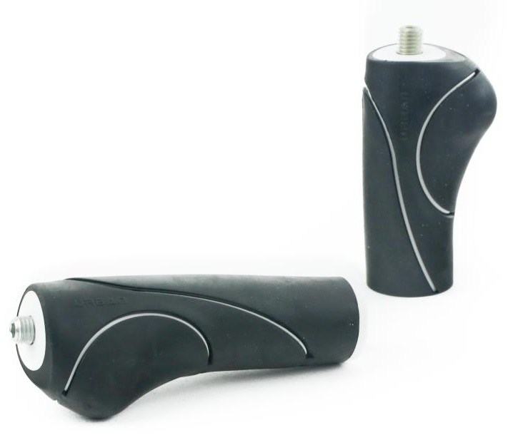 Widek 002673 handvatten urban 90/120mm zwart/wit op kaart afbeelding