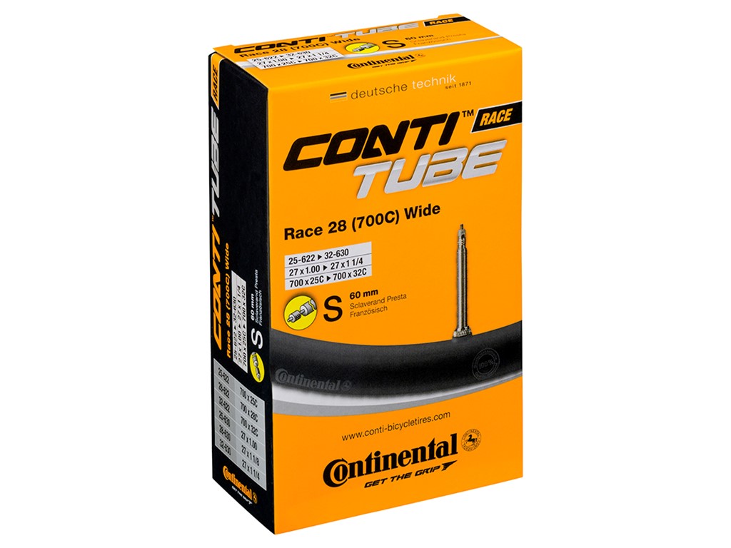 CONTINENTAL binnenband 28inch race wide 25-622/32-630 sv 60mm doosje