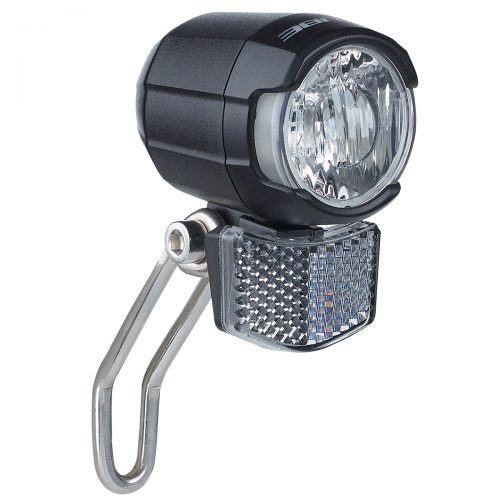 Buchel shiny 50d led e-bike koplamp 50 lux 6-48 volt+daglicht functie afbeelding