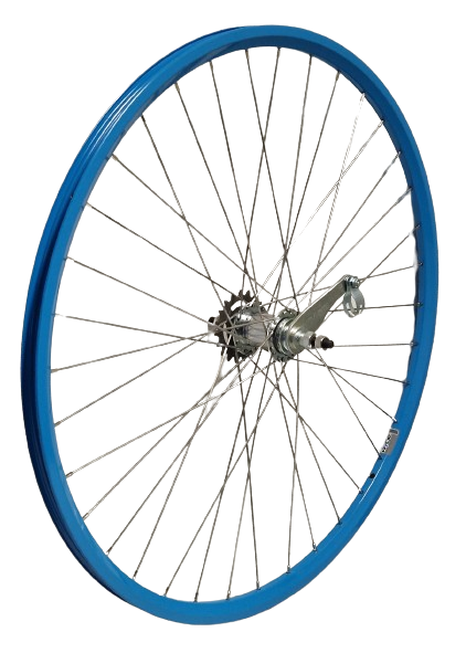 Kgs Achterwiel 28 inch (622) alu velg blauw ventura / histop remnaaf