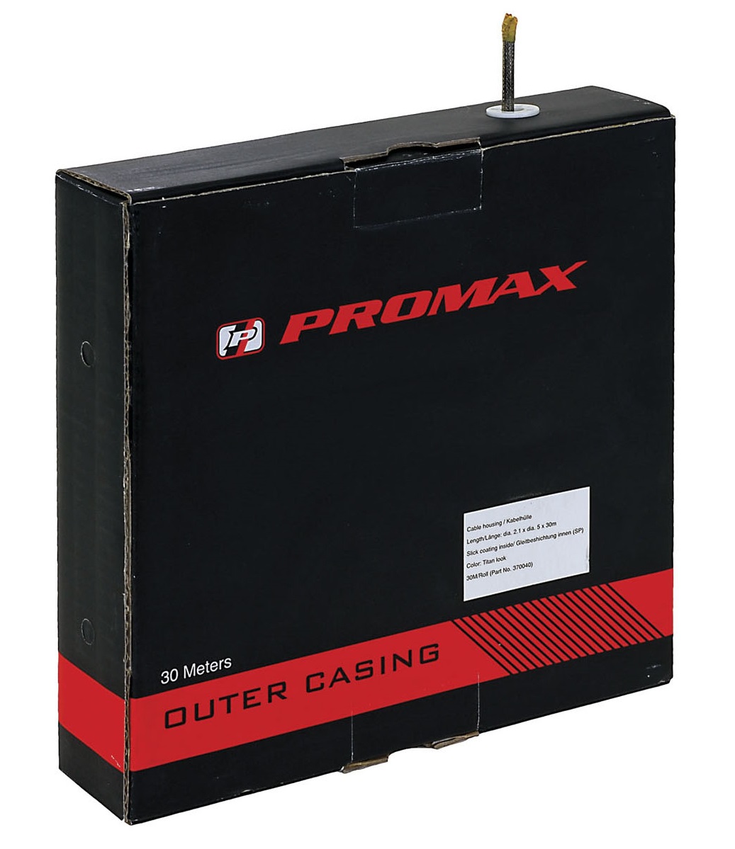 Pro Max buitenkabel voor derailleur zwart 4 mm 30 meter afbeelding