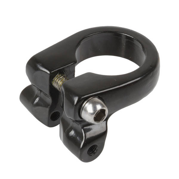 M-Wave zadelpenklem m6 inbus 28.6 mm zwart met extra bevestigingspunt