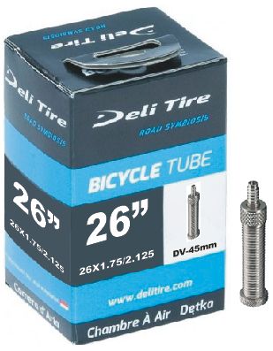 Deli tire binnenband dv13 26 inch 26x1.50-2.10 40/54-559 45 mm afbeelding