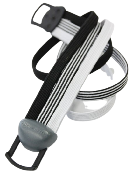 Gazelle Snelbinder trio 28" power - zwart/gestreept wit/wit afbeelding