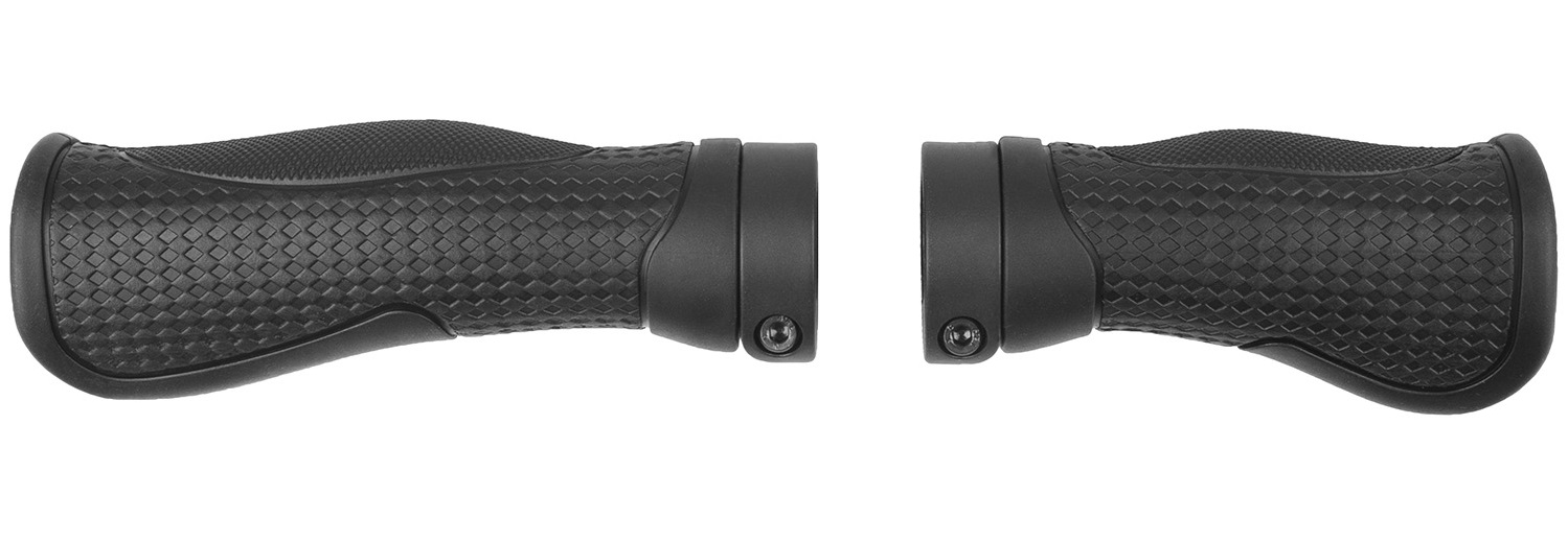 M-Wave cloud base handvatset 95/130mm met schroefbevestiging zwart afbeelding