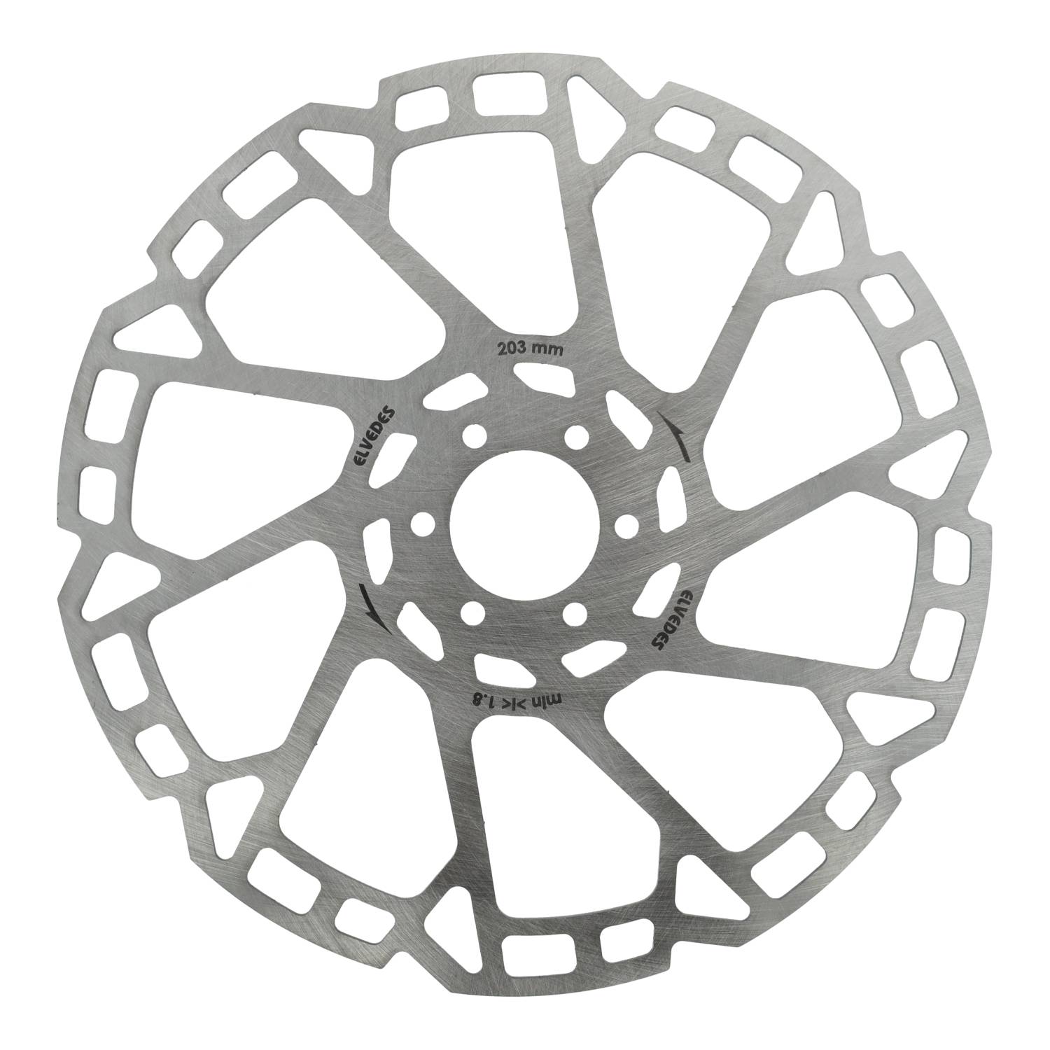 Elvedes remschijf 6-gaats ø203mm t=2,0mm afbeelding