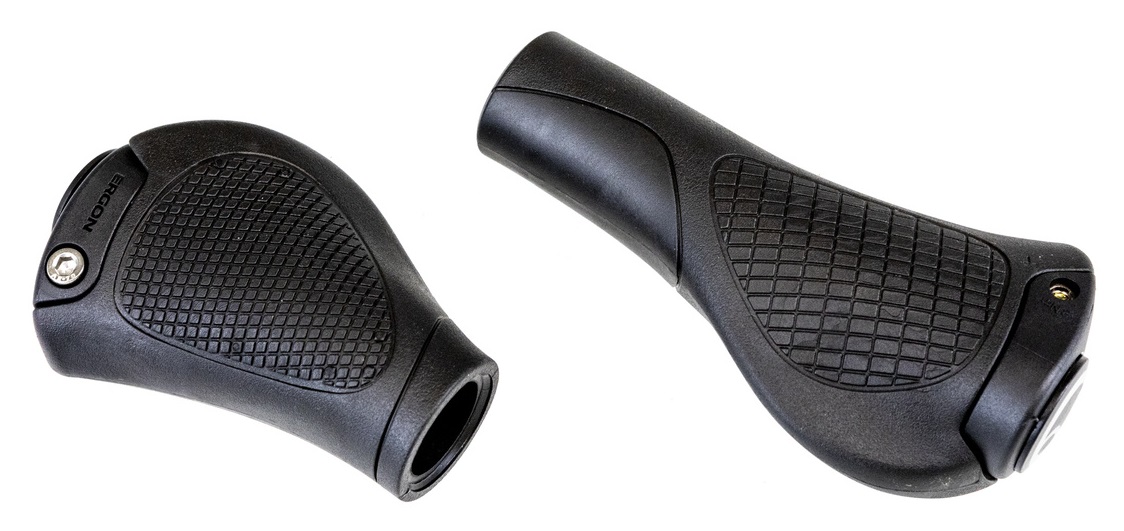 Gazelle gp-10 ergon handvattenset nexus lang kort zwart oem afbeelding