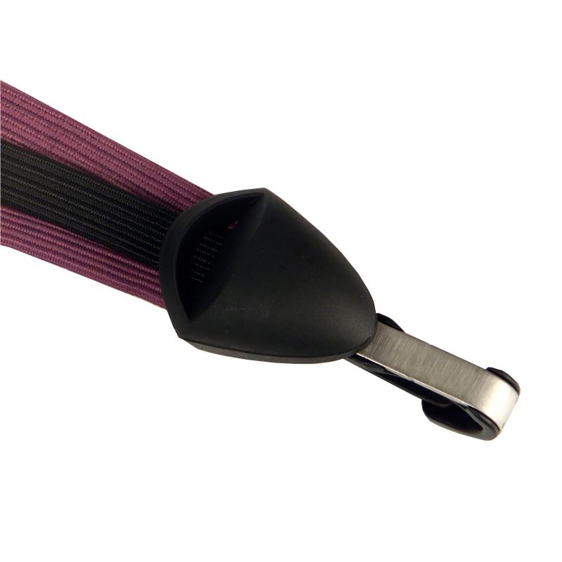 Bibia veiligheidsbinder 50 cm nylon/elastaan roze/zwart afbeelding