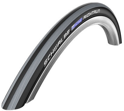 Schwalbe right run buitenband 24x1 (25-540) grijs/zwart active line afbeelding