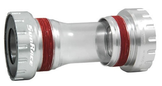 Sunrace bbm97 s1-box trapas mtb externe lagers hollowtech 68/73-137mm afbeelding