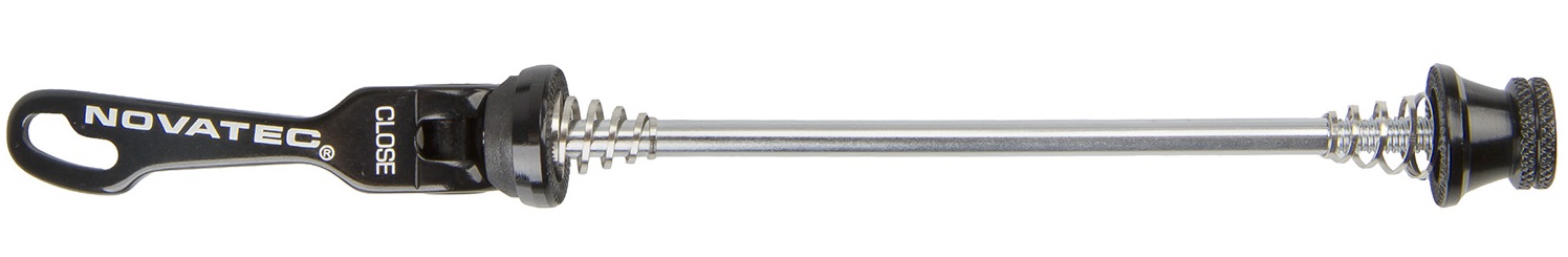 Novatec quick release/snelspanner vooras 112 mm alu zwart afbeelding