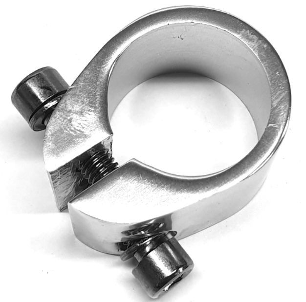 Hzb freestyle zadelpenklem zilver 28.6 mm 2-bout 2001464 afbeelding