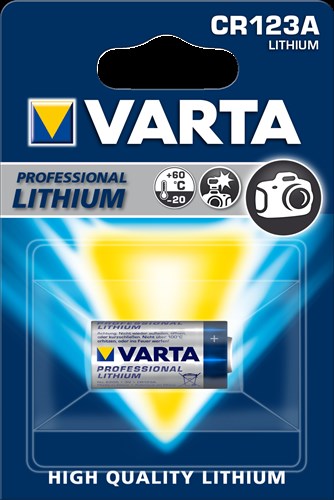 Var Ta cr123 lithium 3v blister 4123
