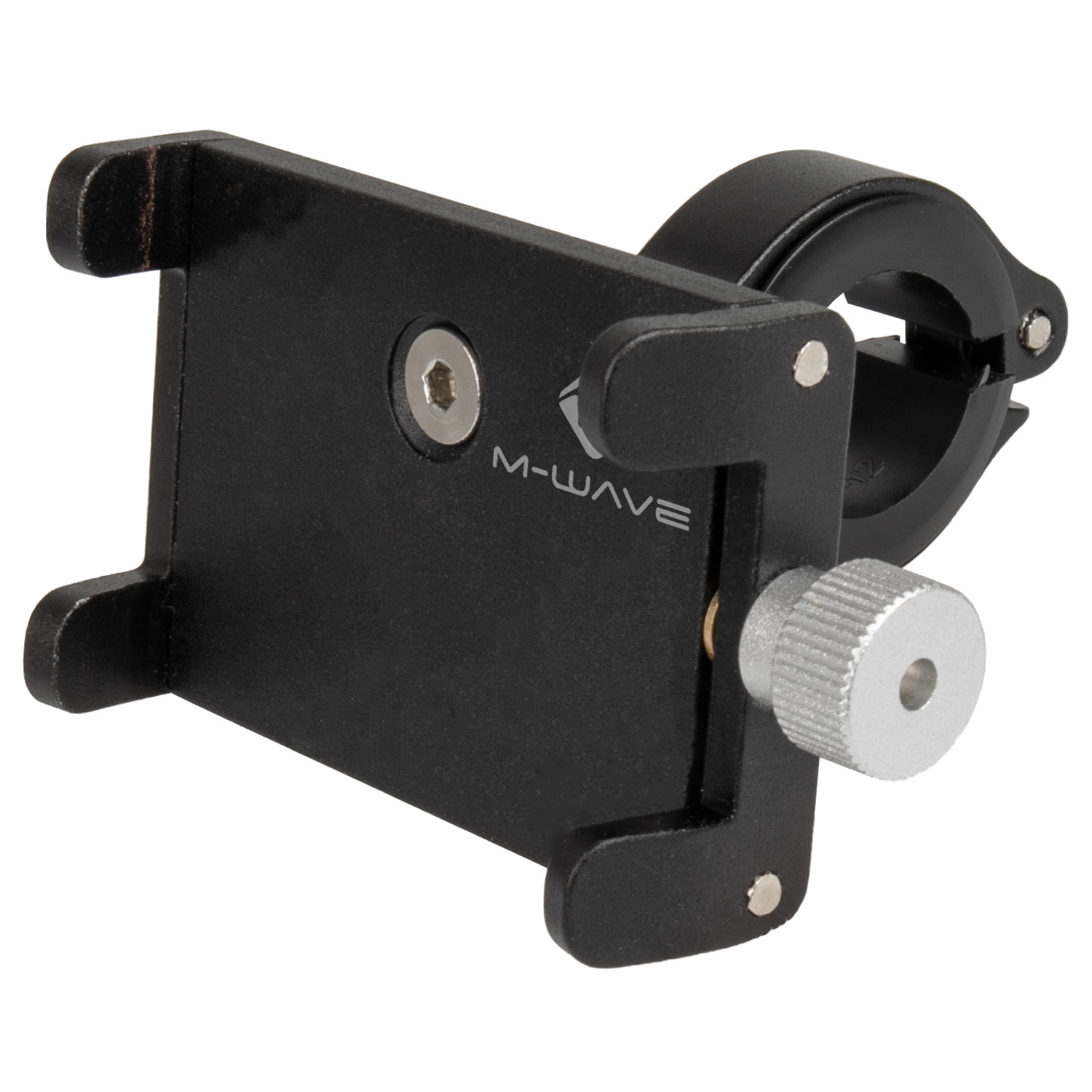 Mirage M-wave smartphone telefoonhouder alu zwart in doosje